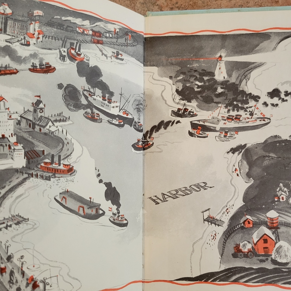 Vintage Little Toot Hard Cover Book ~ 1939 1st edition ~ by Hardie Gramatky - Picture 5 of 11